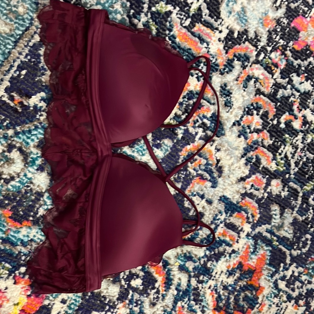 PINK push up bralette